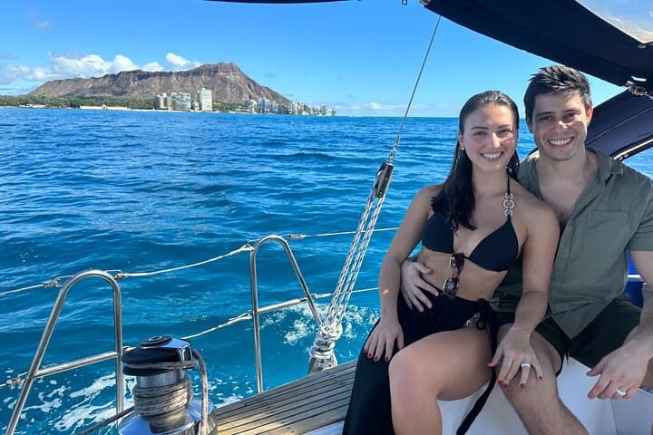 Waikiki Private Sunset Sail for Couples — Romantic Yacht Charter from Ala Wai photo 1