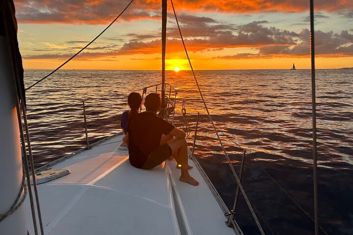 Waikiki Private Sunset Sail for Couples — Romantic Yacht Charter from Ala Wai photo 4