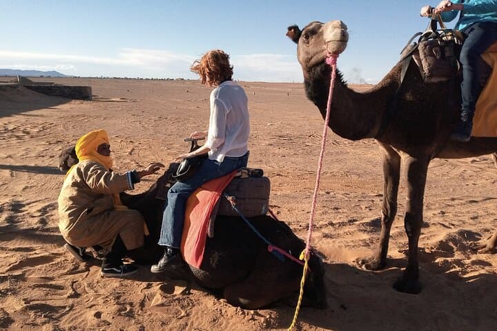 Merzouga Sunset Camel Ride Across the Erg Chebbi Dunes