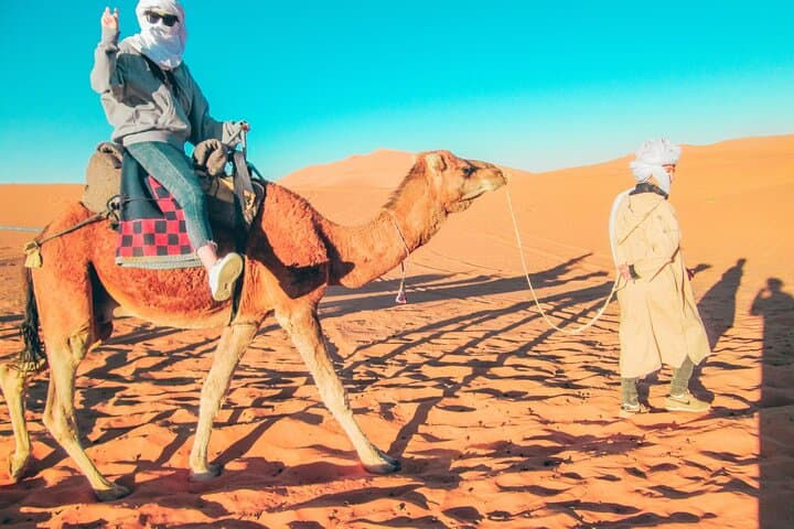 Merzouga Sunset Camel Ride Across the Erg Chebbi Dunes photo 4