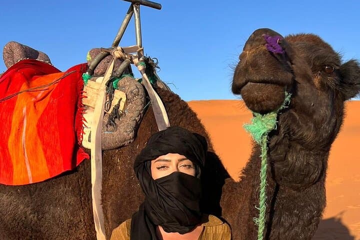 Merzouga Sunset Camel Ride Across the Erg Chebbi Dunes photo 5
