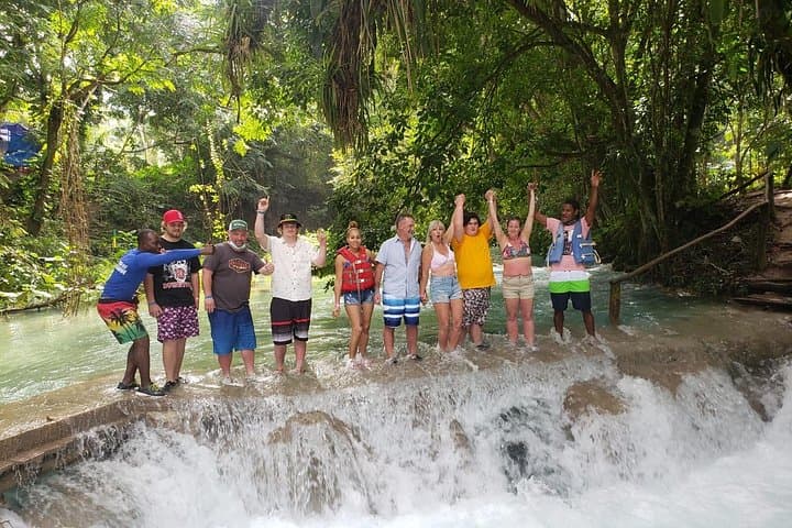 Blue Hole & White River Tubing Day Trip from Montego Bay: Swim, Cliff-Jump, and Raft photo 3
