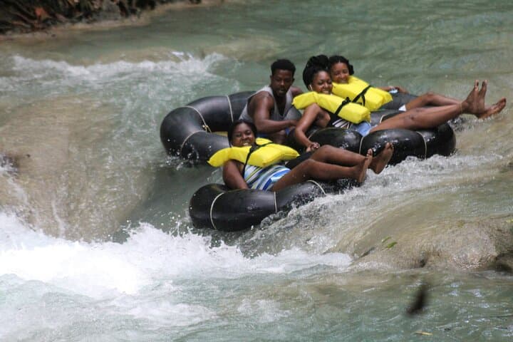 Blue Hole & White River Tubing Day Trip from Montego Bay: Swim, Cliff-Jump, and Raft photo 4