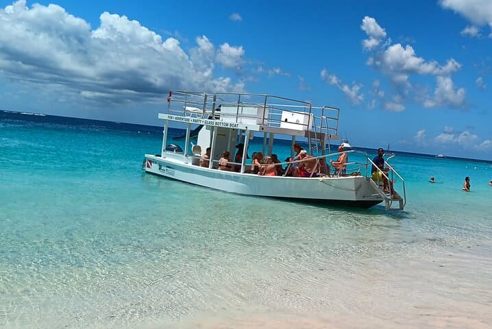 Barbados Turtle Feeding & Shipwreck Snorkel: 2-Hour Glass-Bottom Boat Tour photo 3