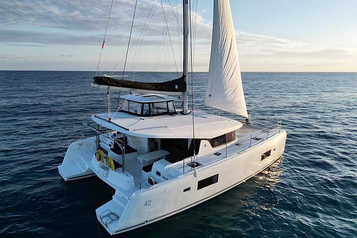 Private 42' Catamaran Cruise from Puerto Aventuras — 3-Hour La Bocana & Sand Bar Experience photo 3