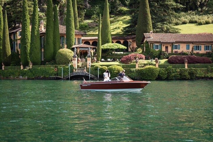 Lake Como Private Classic Speedboat Tour — Bellagio, Balbianello & Swim Stops photo 4