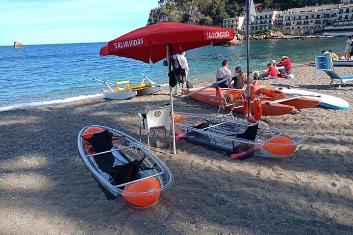Transparent Kayak Tour at Isola Bella, Taormina — Clear Kayak Experience photo 3