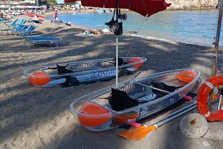 Transparent Kayak Tour at Isola Bella, Taormina — Clear Kayak Experience photo 4
