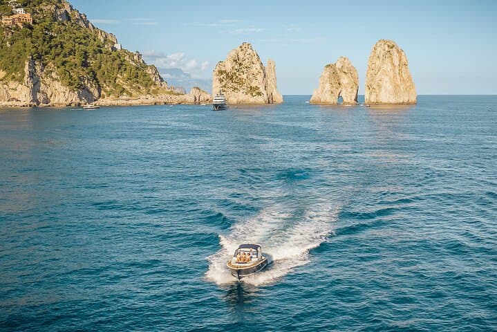 Dream Boat Experience: Capri, Amalfi & Positano Day Charter from Sorrento