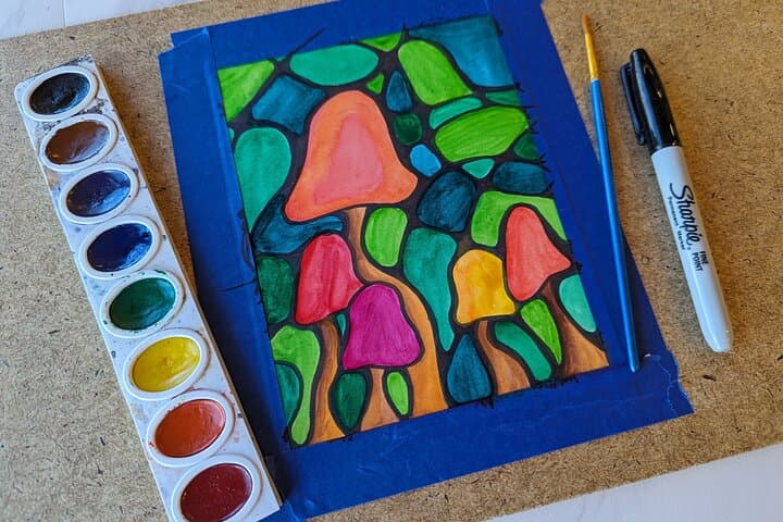 Neurographic Nature Watercolor Kit on the Estes Park Riverwalk photo 2