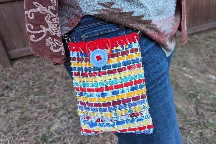 Make a Woven Fabric Hiking Bag on Estes Park Riverwalk photo 3