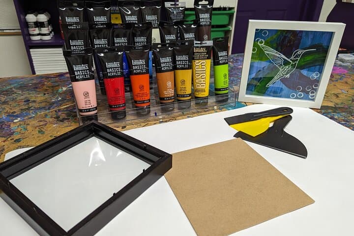 Play with Paint: Wildlife Shadow Box Art Class in Estes Park — 90-Min Creative Workshop photo 2