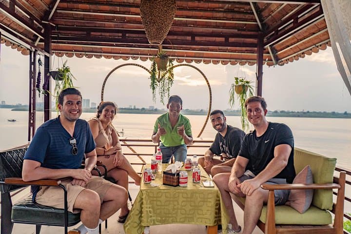 Silk Island Sunset Vespa Tour in Phnom Penh — Koh Dach Countryside Ride photo 1