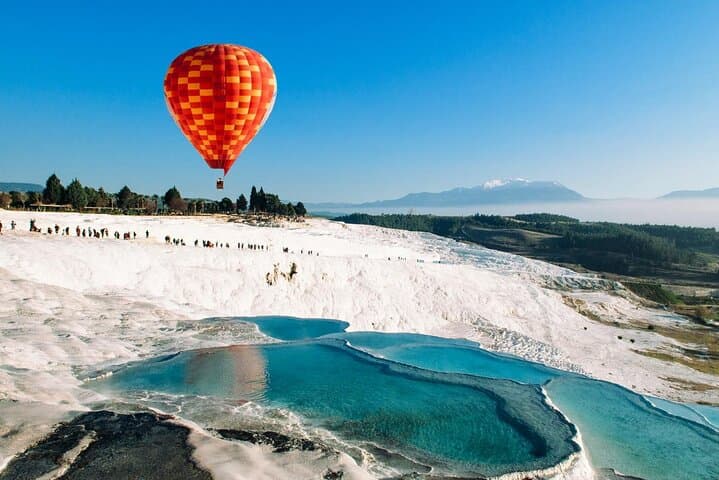 Sunrise Balloon Over Pamukkale: Day Trip from Antalya to the Cotton Castle & Hierapolis