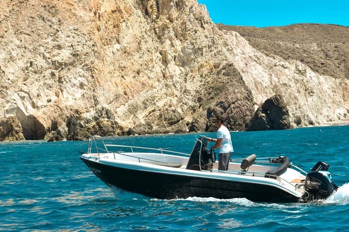 Santorini Bareboat Rental: Cruise the Caldera Without a License photo 6