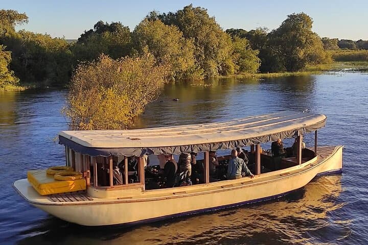 Luxury Sunset Zambezi Boat Cruise Above Victoria Falls