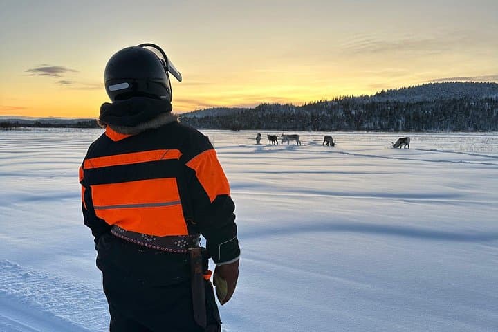 Snowmobile Safari on Lake Inari: Drive, Meet Reindeer & Open-Fire Lunch photo 2