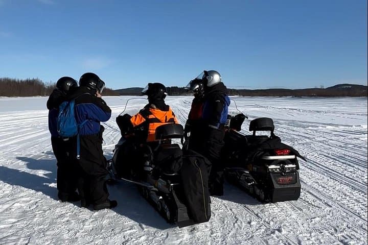 Snowmobile Safari on Lake Inari: Drive, Meet Reindeer & Open-Fire Lunch photo 3