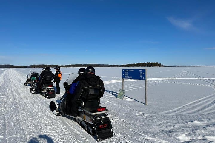 Snowmobile Safari on Lake Inari: Drive, Meet Reindeer & Open-Fire Lunch photo 4