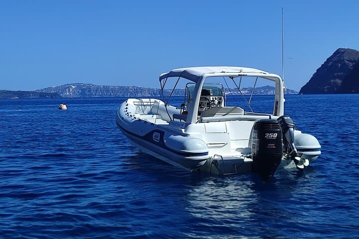 Santorini Caldera Private Boat Tour with Therasia Wine Tasting photo 4