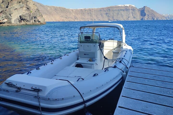 Santorini Caldera Private Boat Tour with Therasia Wine Tasting photo 3