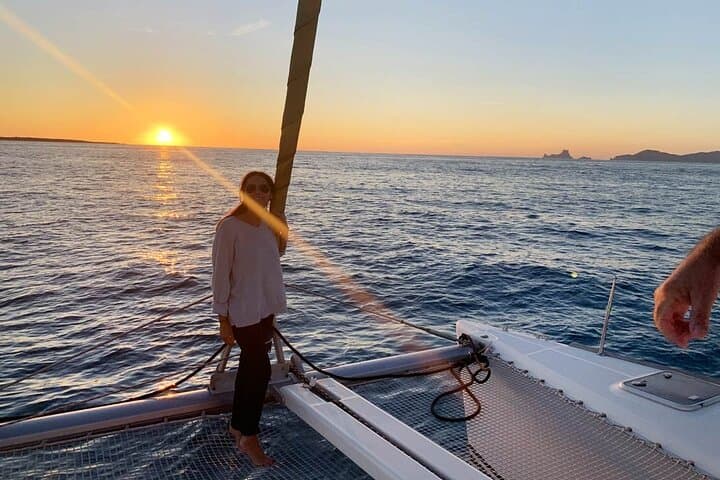 Sunset Catamaran Cruise from Es Vedrá to Cala Conta — Ibiza West Coast Evenings photo 1