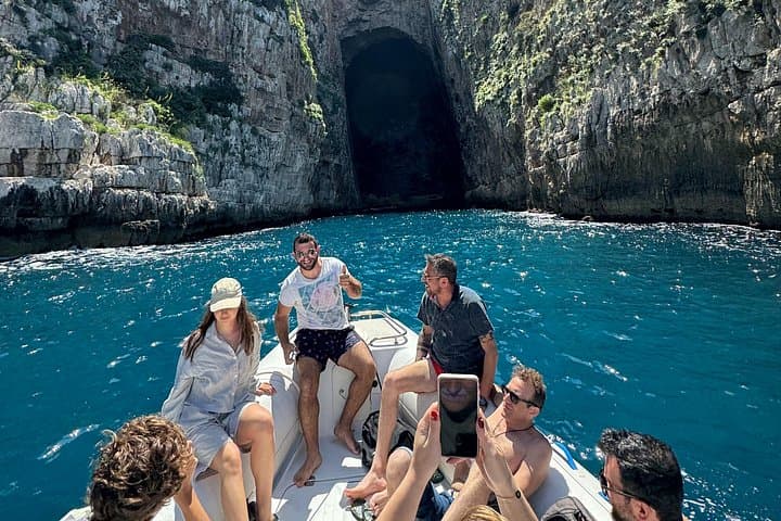 Cruise the Karaburun Coast: Speedboat to Sazan Island & Haxhi Ali Cave