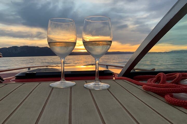 Sunset Wine & Cheese Boat Charter at Emerald Bay, Lake Tahoe photo 4