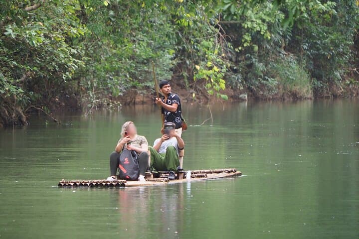 Half-Day Sok River Bamboo Rafting, Monkey Temple & Khao Sok Viewpoint from Khao Lak photo 2