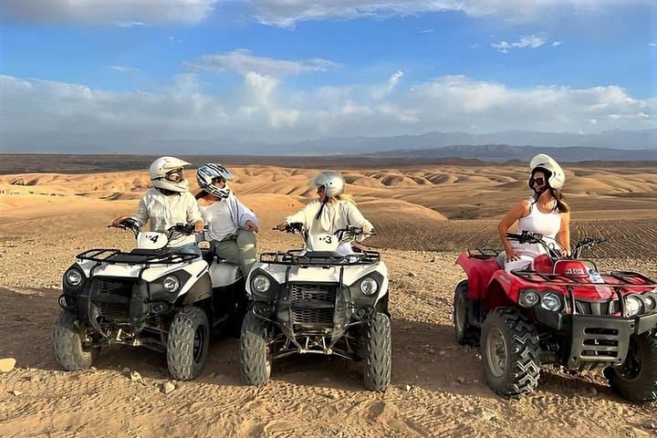Sunset Quads & Camels in Agafay: Quad Bike Ride, Camel Trek and Moroccan Dinner Show from Marrakech photo 3