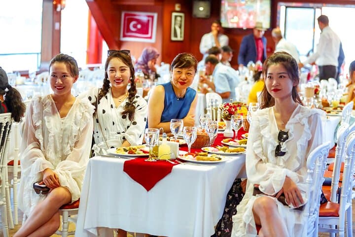 Bosphorus Dinner Cruise with Whirling Dervishes & Private Table Experience photo 4