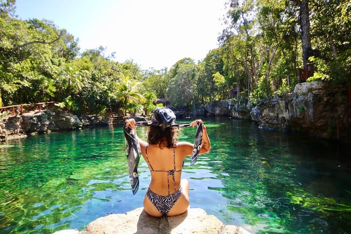 Tulum Ruins & Cenotes Half-Day Tour — Swim Ancient Cenotes and Explore Coastal Mayan Ruins