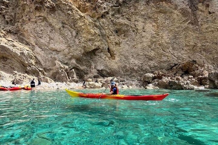 Sea cave kayak and snorkel tour from Cala Codolar, Ibiza photo 6
