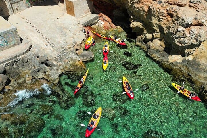 Sea cave kayak and snorkel tour from Cala Codolar, Ibiza photo 5