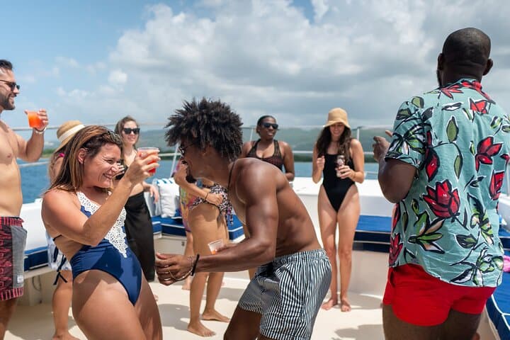 Private Montego Bay Catamaran Charter with Open Bar and Guided Snorkel