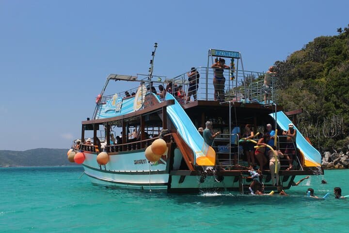 Arraial do Cabo Boat Tour: Blue Grotto, Staircase Beach & Snorkel Stops