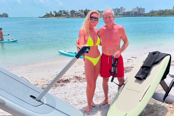 Soar Above Sarasota: Flite eFoil Scooter Adventure photo 2