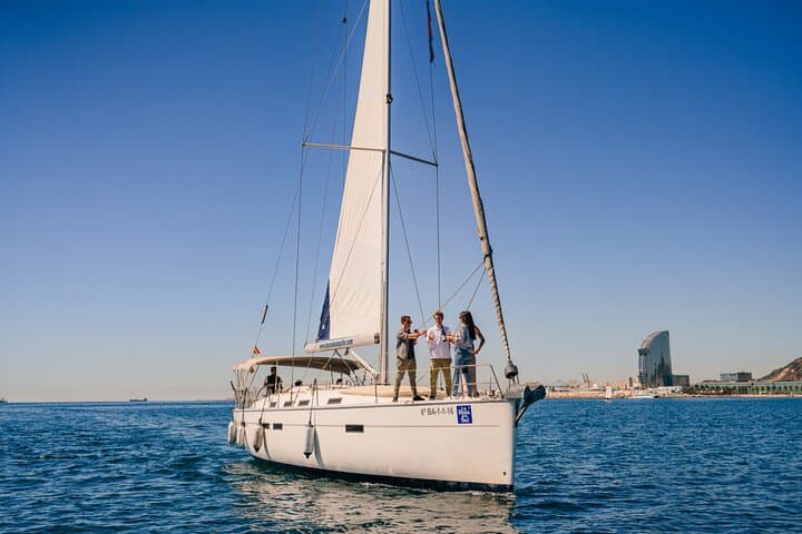 Barcelona Shared Sailing Cruise with Open Bar — 2-Hour Mediterranean Sunset Trip photo 6