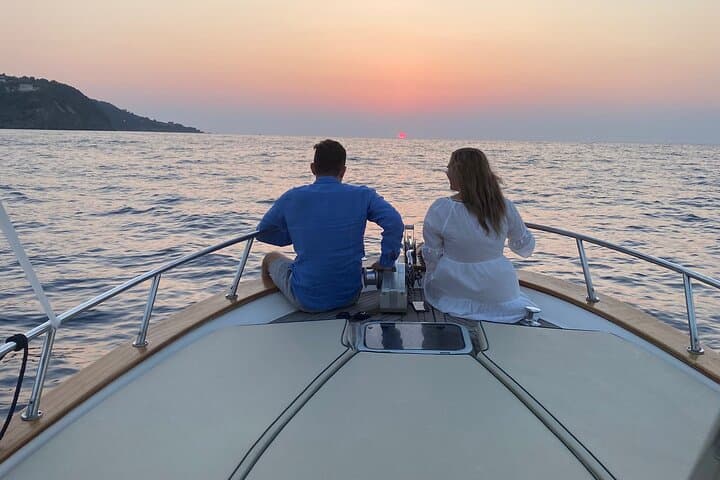Private Sunset Boat Tour in Ischia — Forio Coves, Caves & Prosecco Cruise photo 3