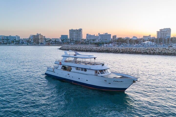 Larnaca Sunset Cruise: Mackenzie Beach Evening Sail & Swim