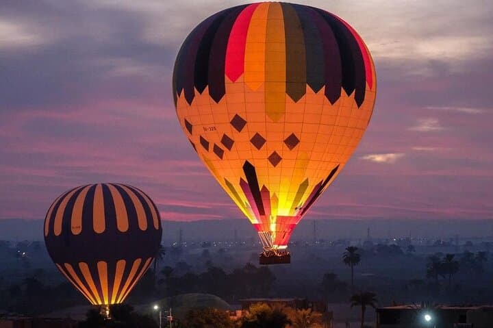 Sunrise Hot Air Balloon & Luxor Day Tour from Hurghada