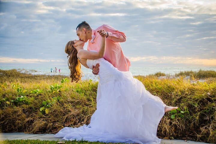 Sunset Elopement on Fort Myers Beach — Small Beach Wedding Packages photo 4