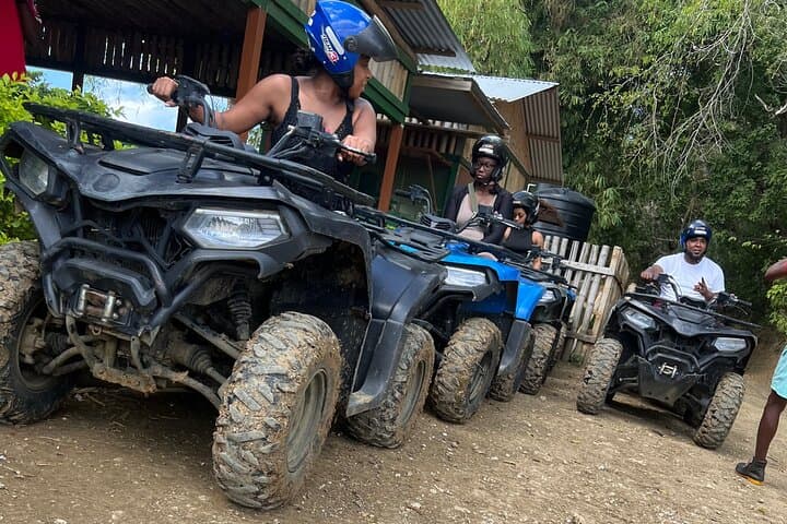 Montego Bay Adventure Day: ATV, Zipline, Horseback Riding & Rafting to Rick's Cafe