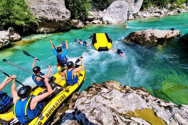 Emerald Soča Rafting: 8km Adventure on the Soča River near Bovec photo 5