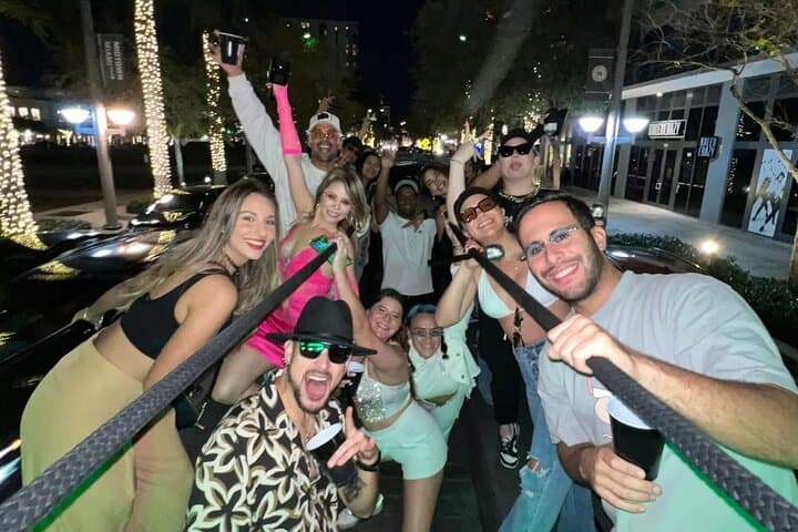 Miami Open-Air Party Bus: Wynwood Walls to Brickell Night Tour photo 3