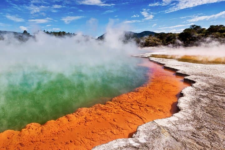 Wai-O-Tapu Thermal Wonderland Half‑Day Tour from Rotorua — Champagne Pool & Lady Knox