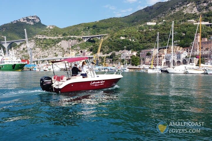 Private 40hp Amalfi Coast Boat Tour: Salerno to Positano photo 5