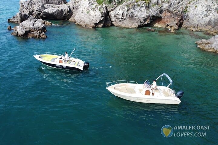 Private 40hp Amalfi Coast Boat Tour: Salerno to Positano