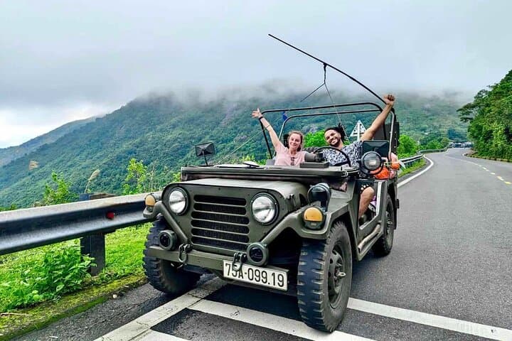 Hai Van Pass Jeep Tour from Da Nang: Scenic Drive to Lang Co & Lap An Lagoon