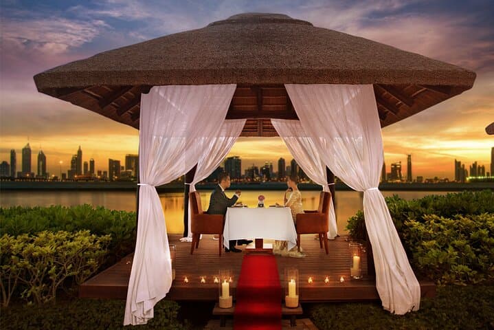 Private Romantic Cabana Beach Dinner on Palm Jumeirah, Dubai photo 3